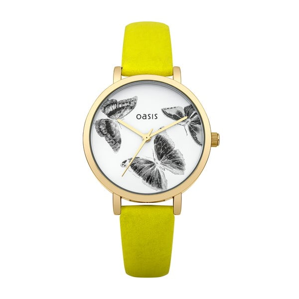 Żółty zegarek damski Oasis Jungle