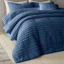 Niebieska narzuta pikowana 220x220 cm  Lennon Stripe – Catherine Lansfield