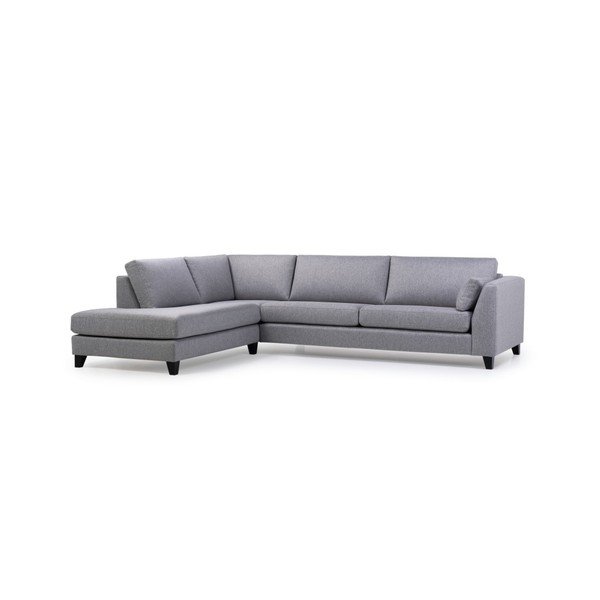 Szara sofa lewostronna Scandic Troja-image-2