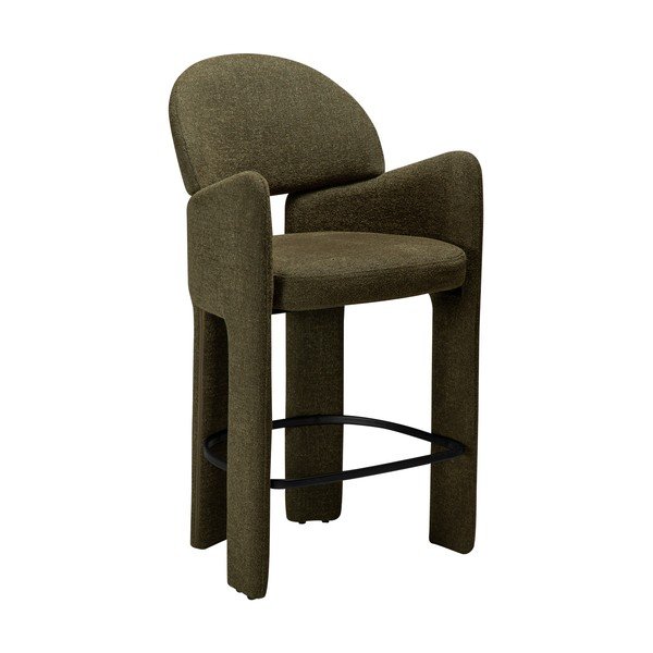 Hoker w kolorze khaki (wysokość siedziska 68,5 cm) Aole – DAN-FORM Denmark