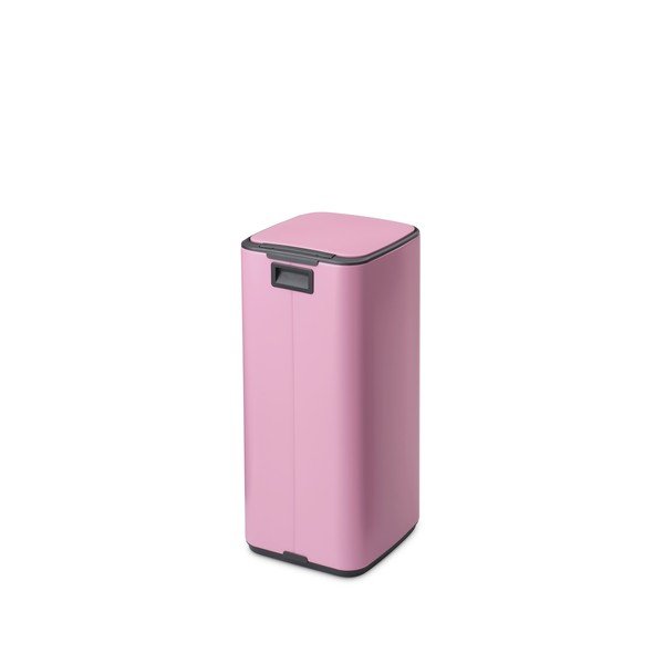 Różowy stalowy kosz na śmieci z pedałem 30 l Bo – Brabantia-image-4