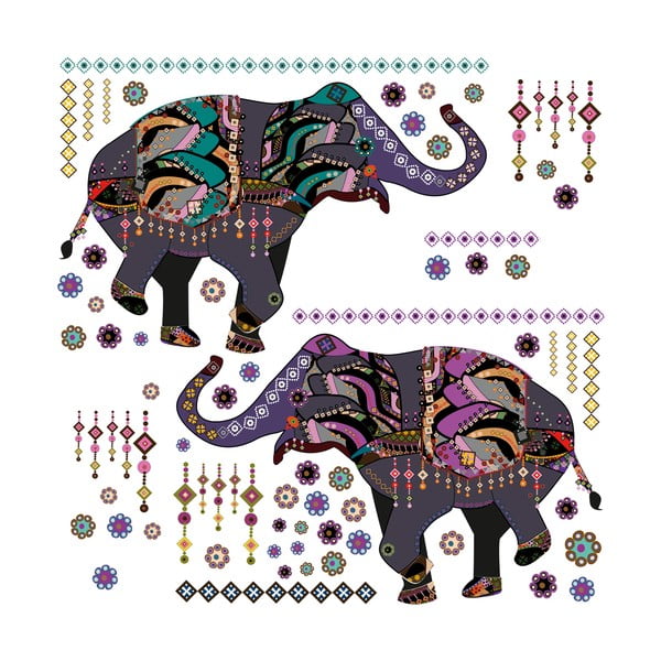 Naklejka Dancing Elephants-image-1