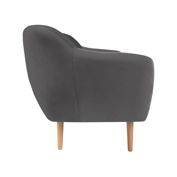 Szara sofa 2-osobowa Mazzini Sofas Benito-image-2