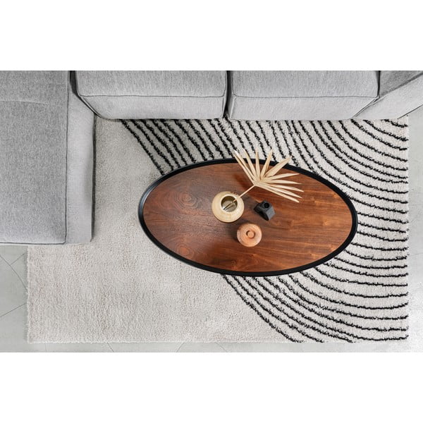 Czarno-beżowy dywan 80x150 cm Coastalina – Universal-image-1