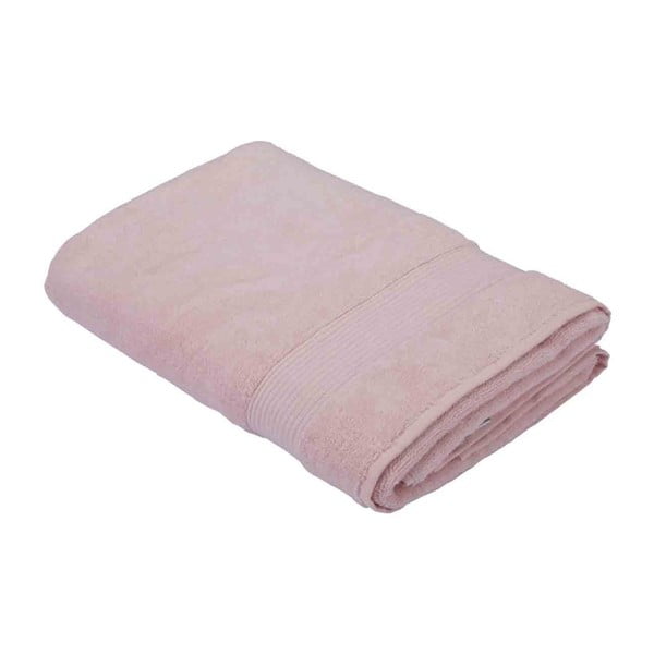 Różowy ręcznik bawełniany Bella Maison Base, 100x150 cm