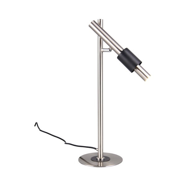 Lampa stołowa LED w czarno-srebrnym kolorze (wysokość 50 cm) Ikaris – Trio Select-image-4