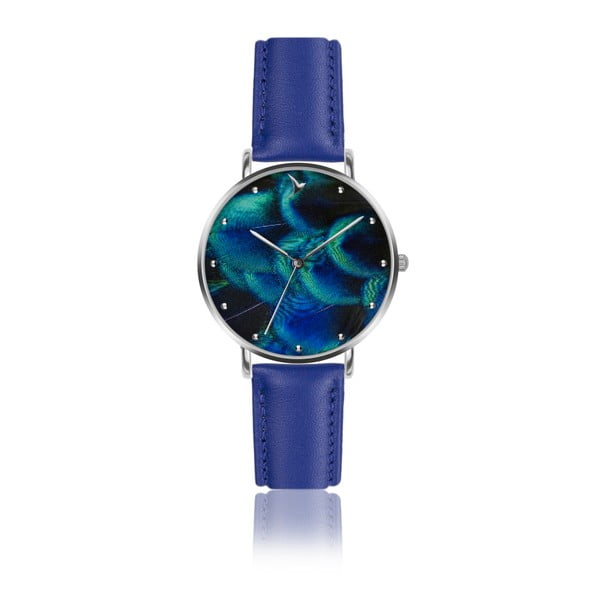 Zegarek damski z niebieskim paskiem ze skóry Emily Westwood Dreamy