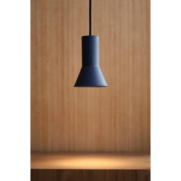 Niebieska aluminiowa lampa wisząca ze ściemniaczem ø 10 cm Evan – Jotex-image-1