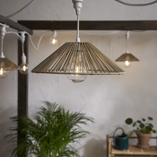 Beżowy abażur ø 38 cm Vide – Star Trading-image-1