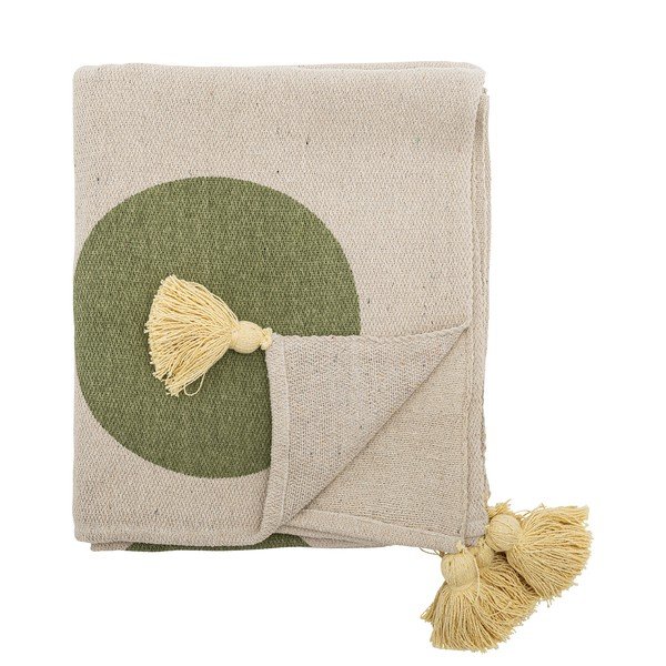 Kremowy koc dziecięcy 130x160 cm Clennie – Bloomingville Mini