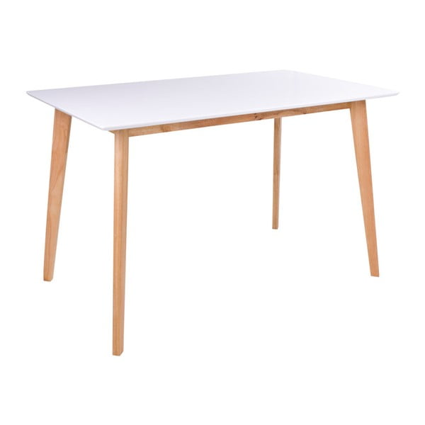 Stół z białym blatem Bonami Essentials Vojens, 120x70 cm