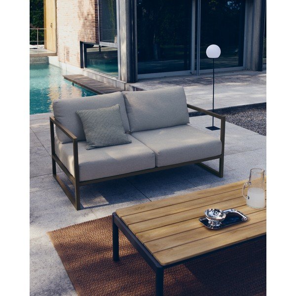 Dywan odpowiedni na zewnątrz z włókien z recyklingu w kolorze terakoty 160x230 cm Despas – Kave Home-image-1