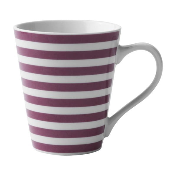 Porcelanowy kubek Purple Striped