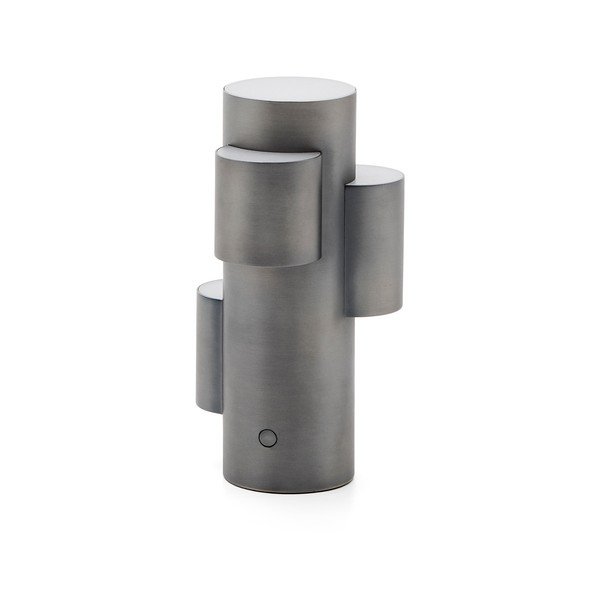 Czarna metalowa lampa stołowa LED ze ściemniaczem (wysokość 26,5 cm) Adrina – Kave Home