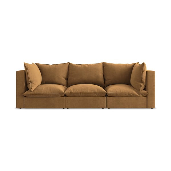 Sofa w kolorze terakoty 255 cm Manao – Makamii