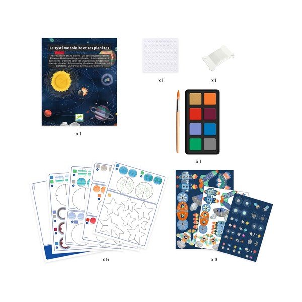 Zestaw kreatywny Układ Słoneczny – Djeco-image-3