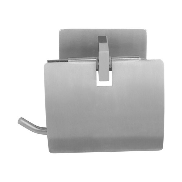 Samoprzylepny uchwyt na papier toaletowy ze stali nierdzewnej w kolorze matowego srebra Genova – Wenko-image-3