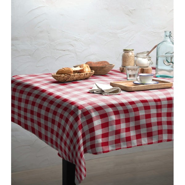 Obrus Really Nice Things Red Vichy, 140x140 cm-image-1