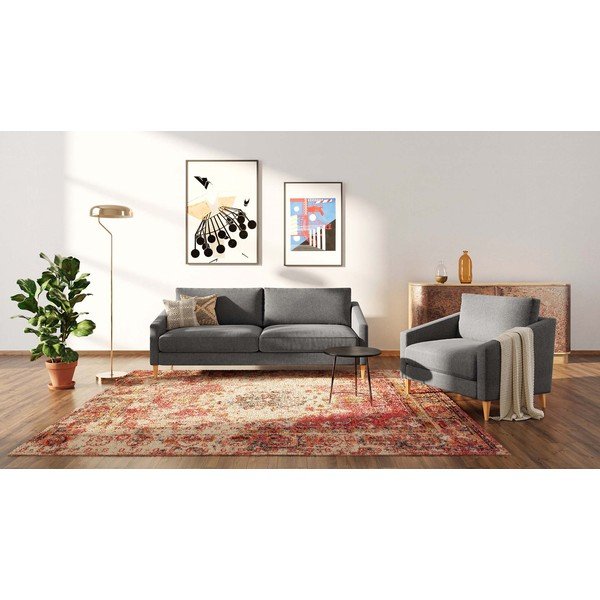 Szara sofa 200 cm Karoto – Ame Yens-image-3
