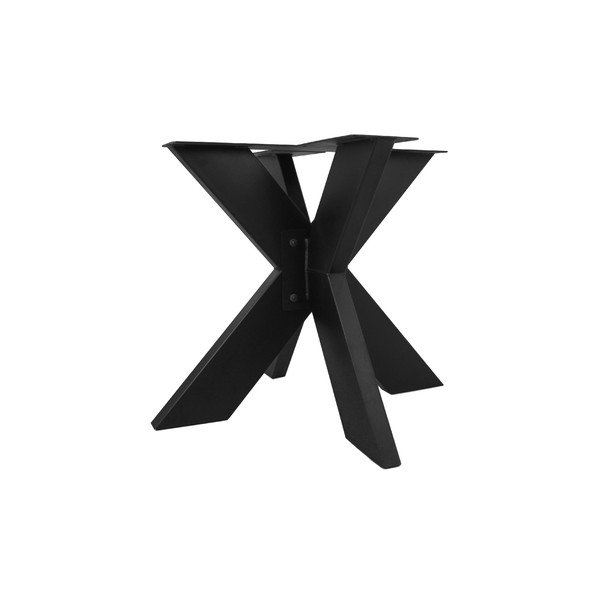 Czarna metalowa konstrukcja stołu HMS collection, ⌀ 90 cm