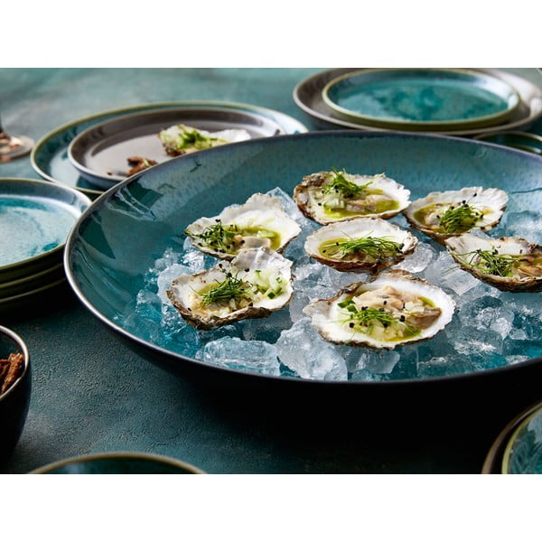 Zielono-czarna kamionkowa misa ø 40 cm Gastro Black/Green – Bitz-image-2