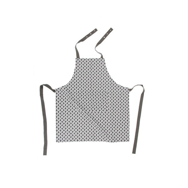 Szary bawełniany fartuch Tiseco Home Studio Square
