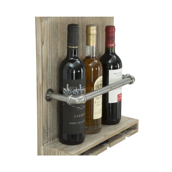 Uchwyt ścienny na butelki i kieliszki Mauro Ferretti Bar, 76x34 cm-image-3