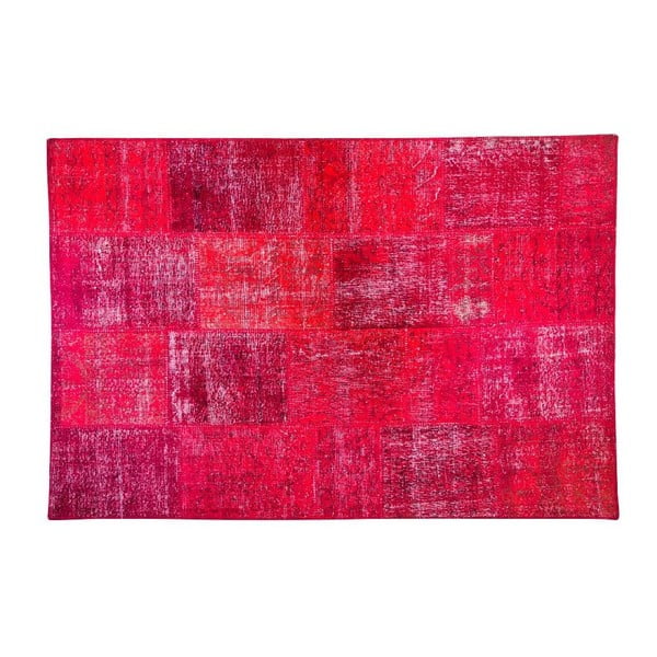 Dywan wełniany Allmode Red, 150x80 cm