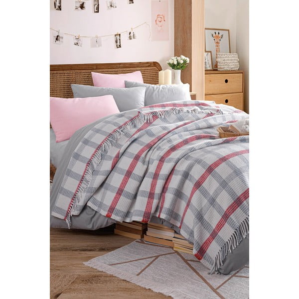 Szara narzuta 180x220 cm Warm Soft – Mijolnir-image-1