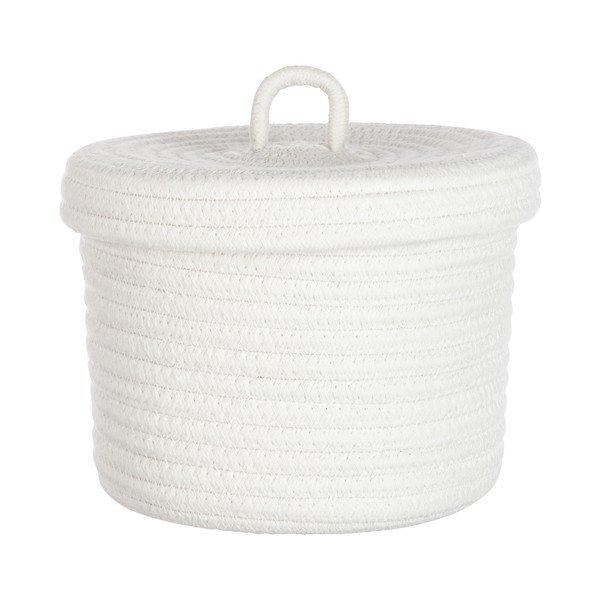 Zestaw 2 koszyków bawełnianych Cotton White-image-2