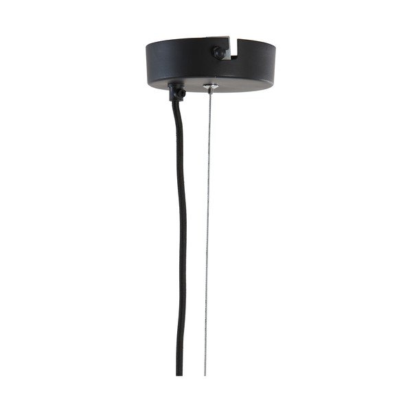 Lampa wisząca w kolorze brązu z ceramicznym kloszem ø 22,5 cm Dena – Light & Living-image-3