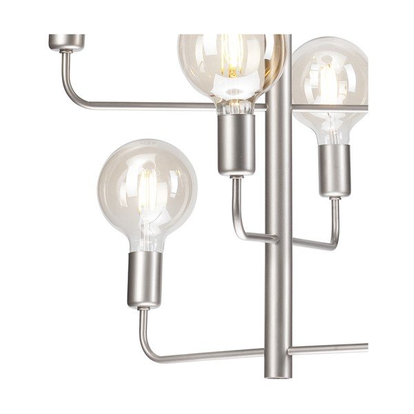 Lampa wisząca w kolorze srebra − LAMKUR-image-3