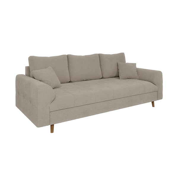 Beżowa sofa z materiału bouclé 210 cm Ariella – Ropez