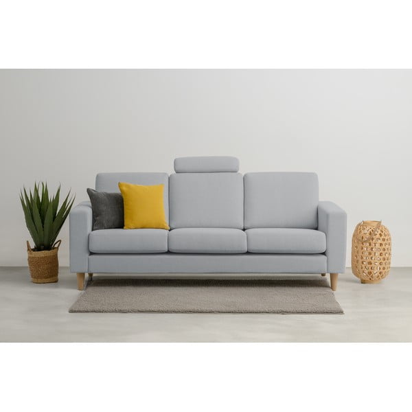Szara sofa 217 cm Focus – Scandic-image-1