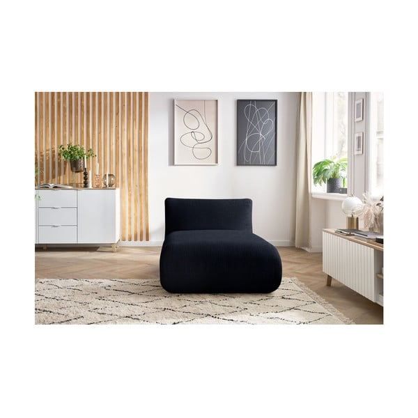 Ciemnoniebieski sztruksowy moduł sofy Lecomte – Bobochic Paris-image-1