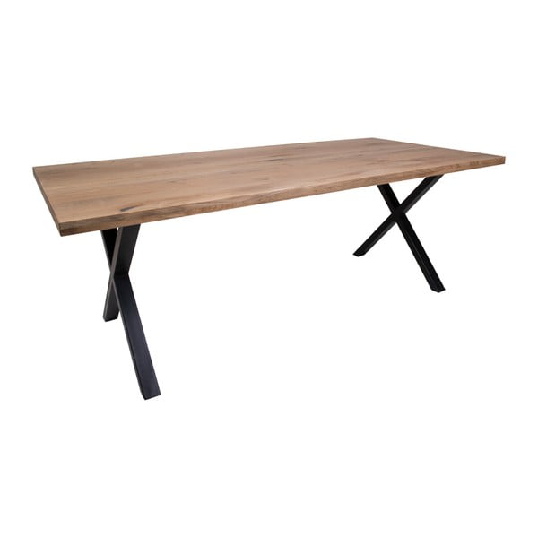 Stół z dębowego drewna House Nordic Montpellier Smoked Oiled Oak, 200x95 cm