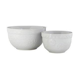 Zestaw 2 białych misek kamionkowych Premier Housewares