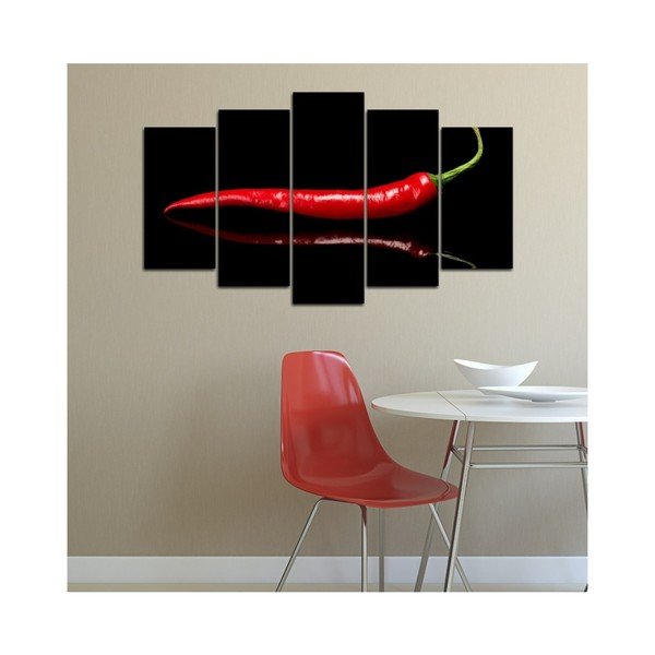Obraz wieloczęściowy 3D Art Chilli Duro, 102x60 cm-image-1