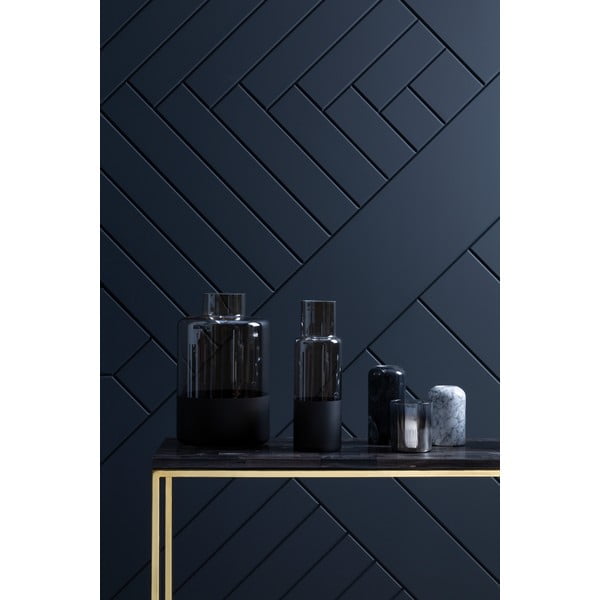 Szklany wazon z czarnymi detalami Premier Housewares Cova, wys. 30 cm-image-2