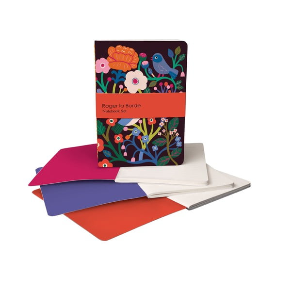 Notesy w formacie A6 64 str. 3 szt. Birdsong – Roger la Borde