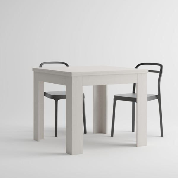 Biały stół rozkładany MobiliFiver Eldorado, dł. 90-180 cm