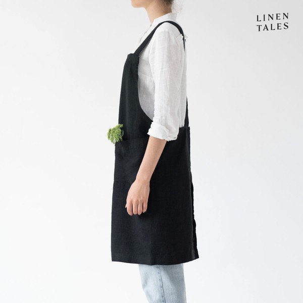 Lniany fartuch Crossback – Linen Tales-image-1