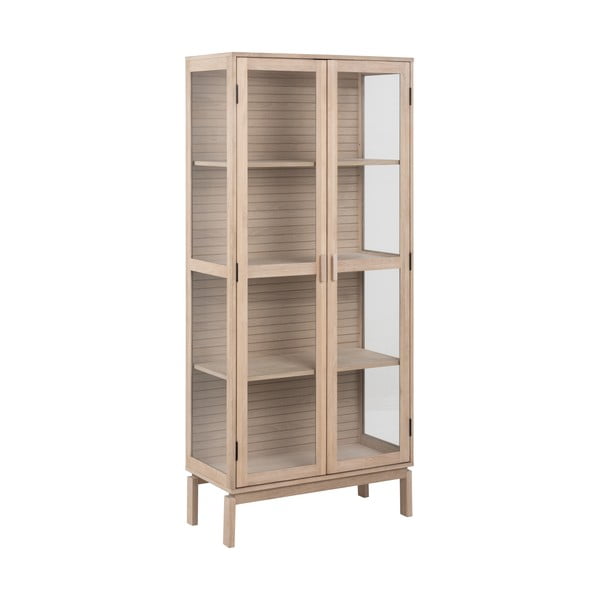 Witryna w dekorze dębu 80x180 cm Linley – Actona-image-2