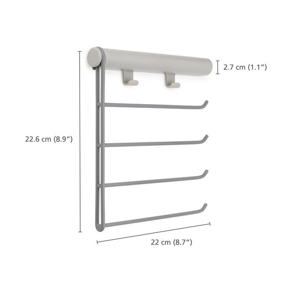 Metalowy wieszak na paski i krawaty Orderly – Joseph Joseph-image-4