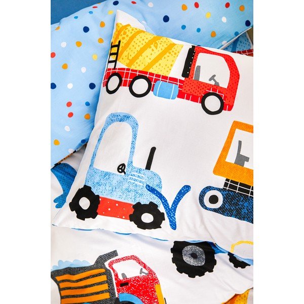 Bawełniana jednoosobowa pościel dziecięca 140x200 cm Machines – Bonami Selection-image-2