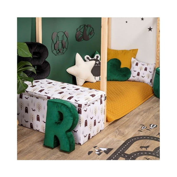 Pikowana narzuta dziecięca 160x100 cm Posh Velvet – Yellow Tipi-image-4