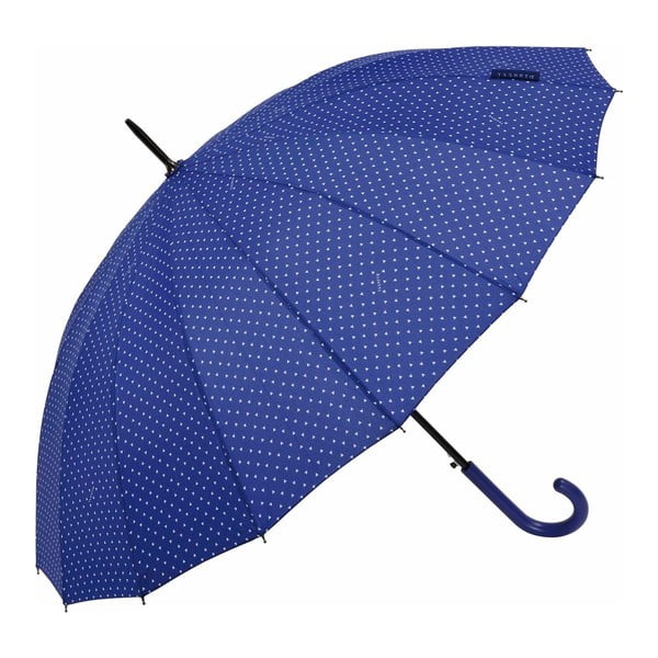 Granatowy parasol Ambiance Triangles, ⌀ 122 cm