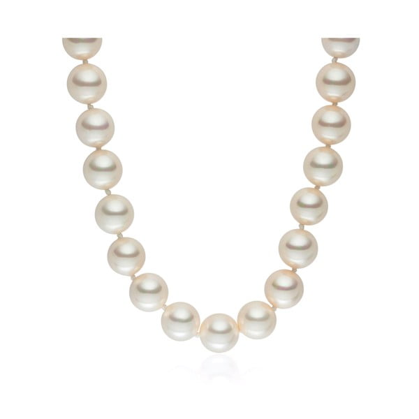 Jasnopomarańczowy naszyjnik perłowy Pearls Of London Sea, 52 cm