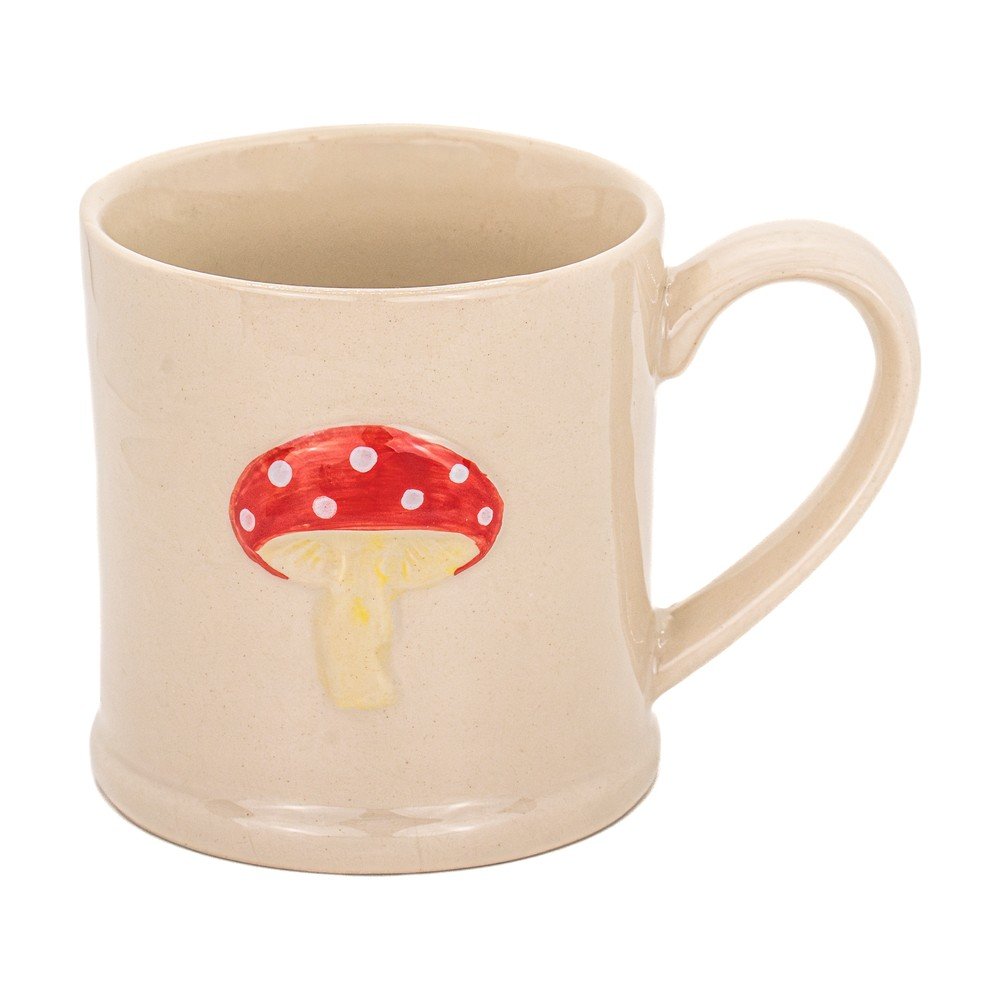 Beżowy kubek ceramiczny Mushroom – Sass & Belle
