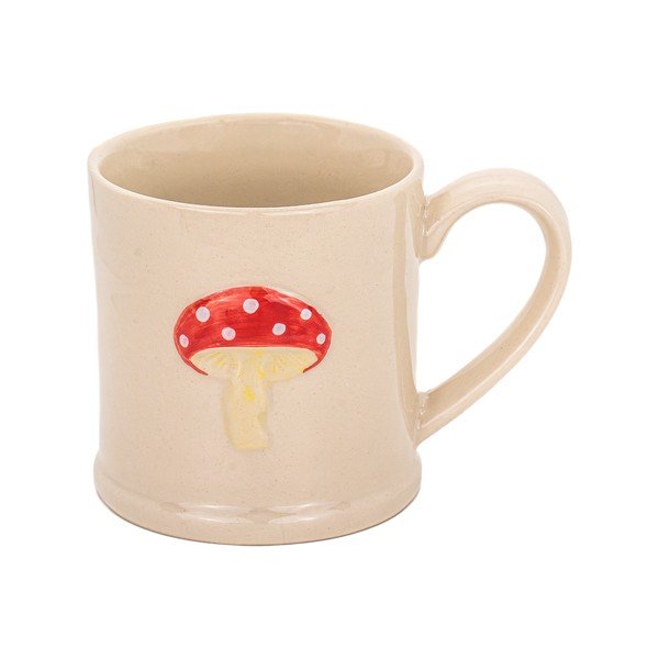 Beżowy kubek ceramiczny Mushroom – Sass & Belle